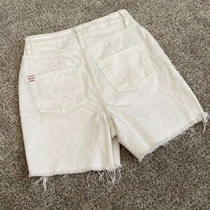 BDG 90s long inseam short white denim shorts 26